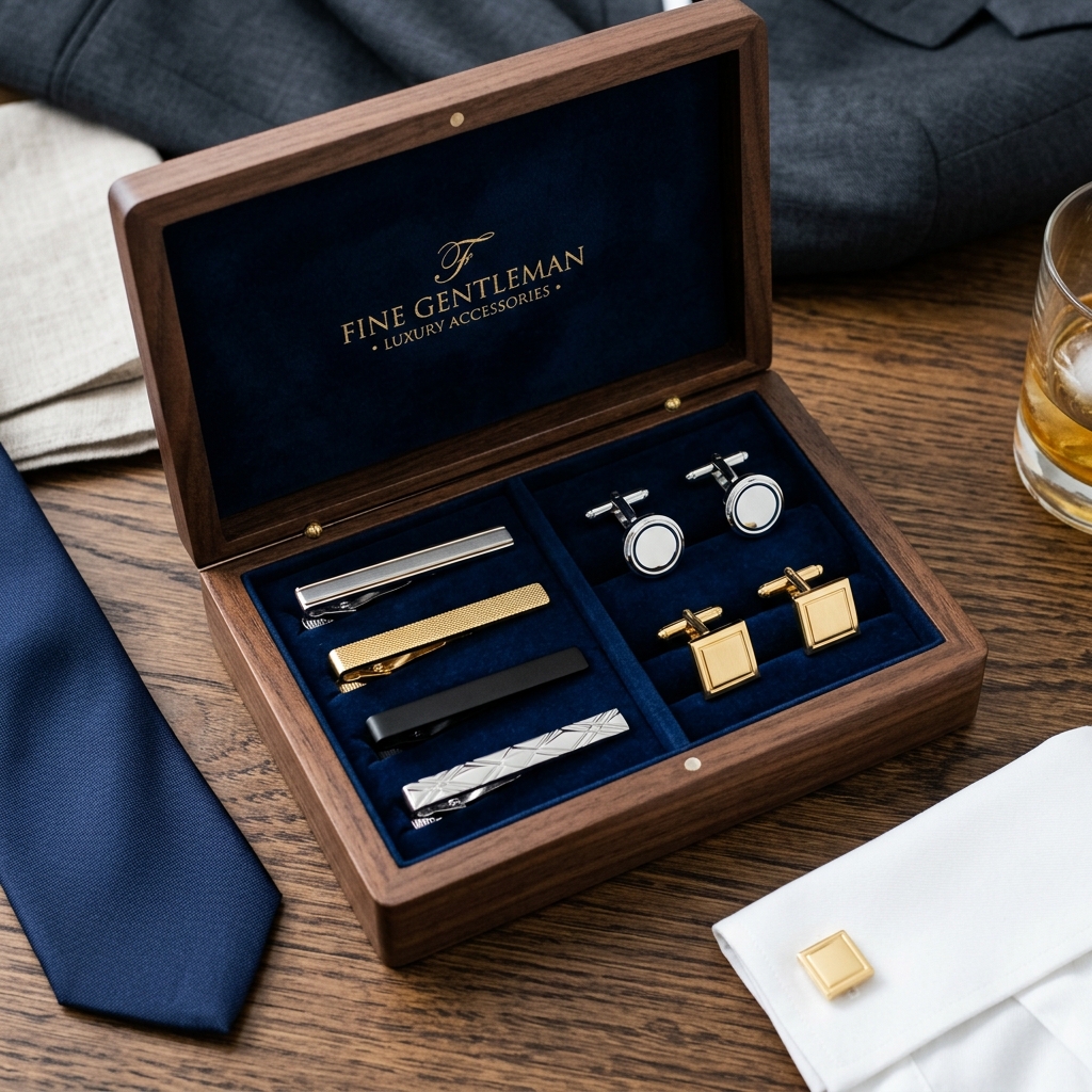 78 PCS Tie Clips Set With Gift Box Wedding Guest Gift Luxury Men's Jewelry Business Man Shirt Cufflinks Gift For Husband
