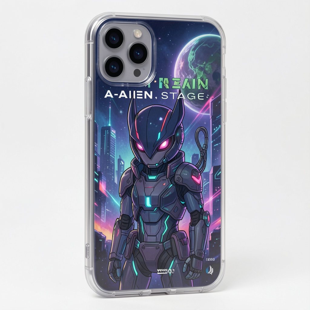 Anime A-Alien Stage Phone Case Magnetic Clear Case for iPhone 17 16 15 14 13 12 Pro Max Plus Slim Wireless Cover