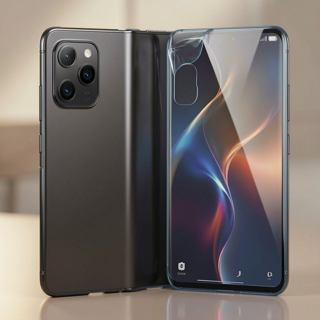 Luxury Fashionable Ultra-thin Phone Case For Samsung Galaxy Z Fold 7 6 5G With Screen Glass Protect Film Matte Protector Cover