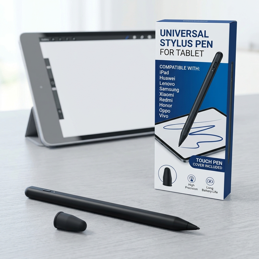 Universal Stylus Pen For Tablet Touch Pen Cover for iPad Pencil Huawei Lenovo Samsung Xiaomi Redmi Honor Oppo Vivo With Box