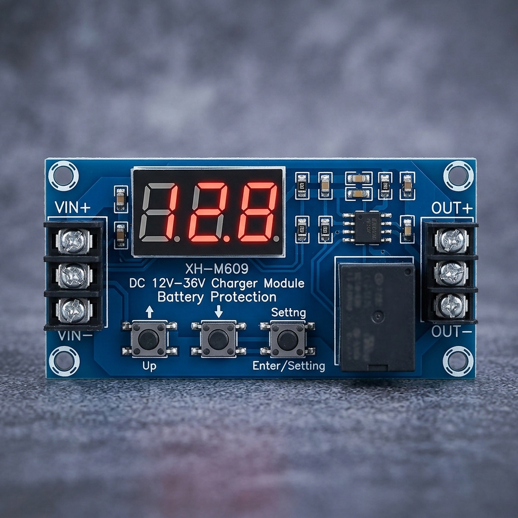 XH-M609 DC 12V-36V Charger Module Voltage OverDischarge Battery Protection Precise Undervoltage Protection Module Board